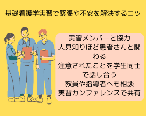 基礎看護学実習で緊張や不安を解決する